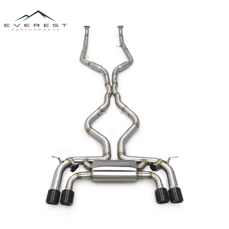 Performance Stainless Steel 304 Valvetronic Exhaust Systems with Remote Control Kits for BMW X5M/X6M E70/E71 4.4TT 2010-2014