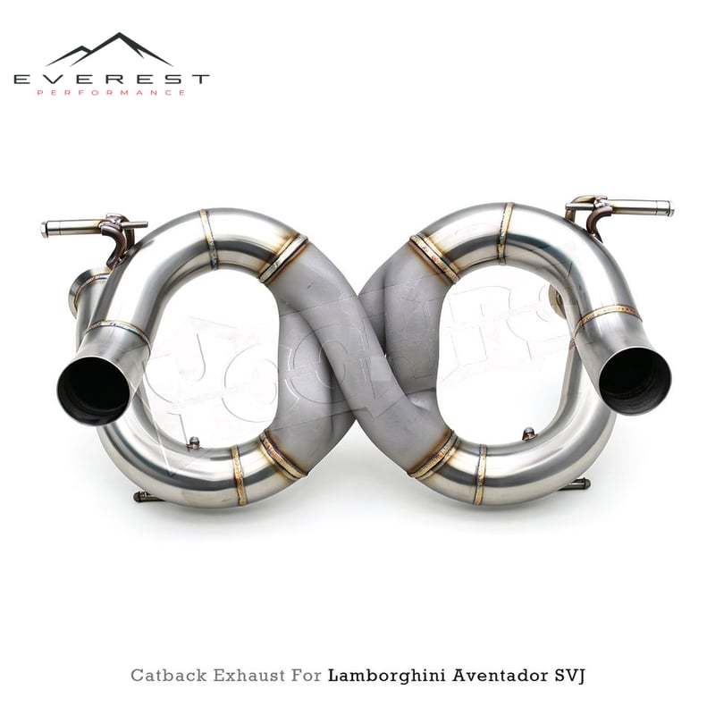 Performance Stainless Steel Supercar Catback with Z Pipe Exhaust System for Lamborghini Aventador SVJ 6.5L 2011-2019