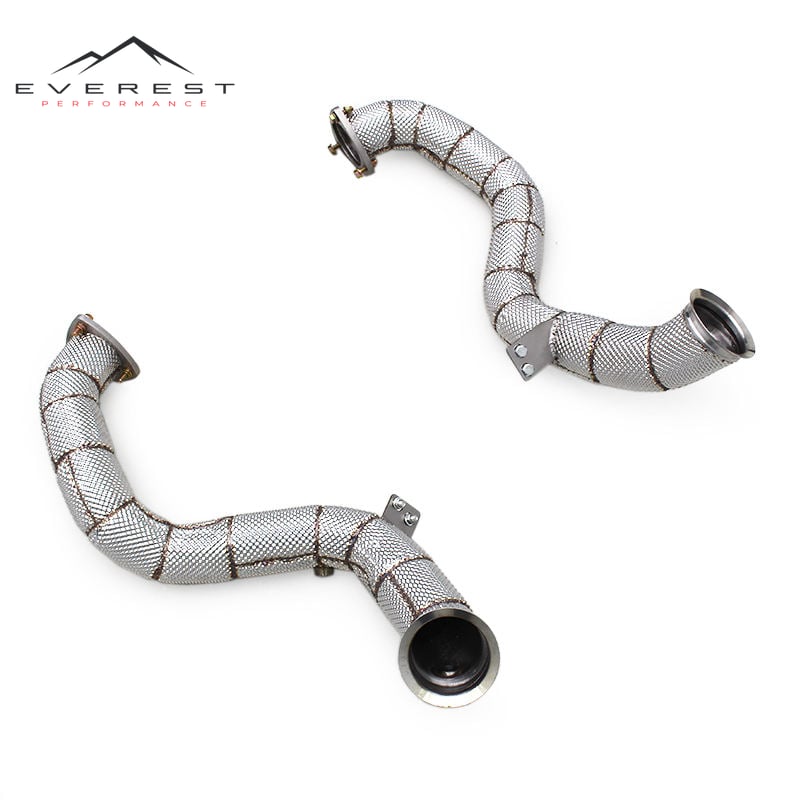Stainless Steel Exhaust Downpipe for Aston Martin Vantage V8 4.0T 2018+ Free Flow Pipe Performance Exhaust System