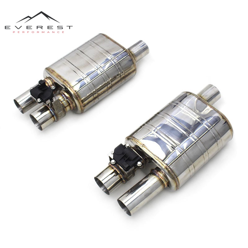 Performance Exhaust System Valvetronic Muffler With the Exhaust Cutout Valve for Universal Car Exhaust System