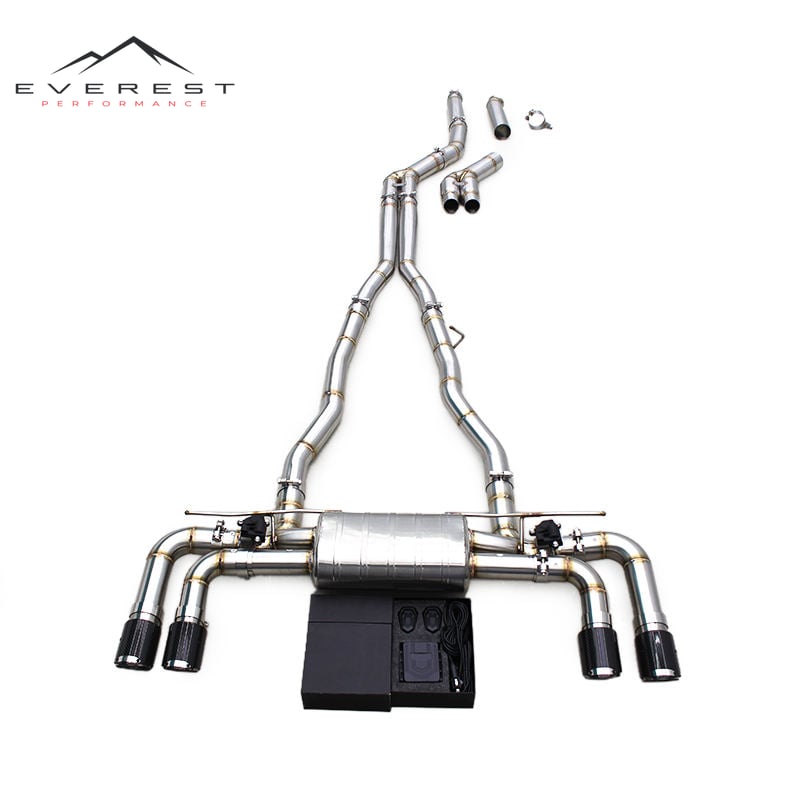 Sport Valved Exhaust Pipe for BMW 540/540i G30/G38 3.0T B58 2018-2024 Stainless Steel Exhaust Catback With Remote Control
