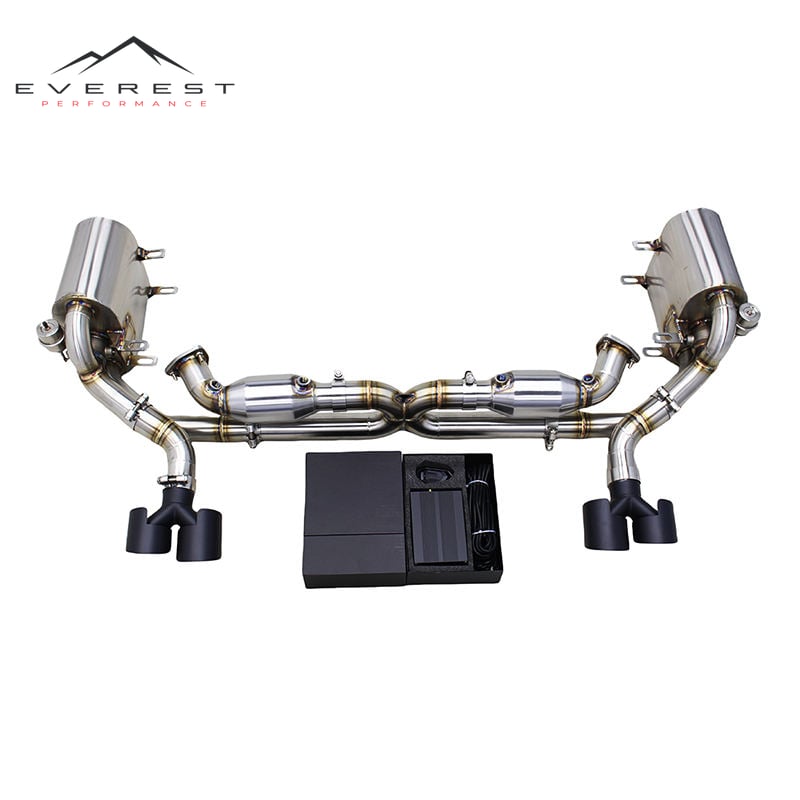 Custom Catback Exhaust for Porsche 911 997/997.1 3.6L 2004-2012 Sport Car SS304 Pipes Muffler Sport Valved Exhaust System