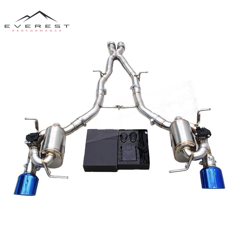 Auto Tuning Tone Exhaust System for Mercedes-Benz SLK280/SLK300/SLK350 R171 3.0L/3.5L 2004-2011 Stainless Steel Catback Muffler