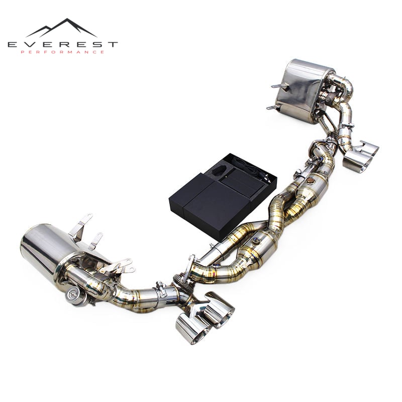 1.5mm Smooth Exhaust Pipe for Porsche 911 997.1/997.2 Carrera 4S 2004-2012 Titanium Exhaust Front Pipe With Catalyst