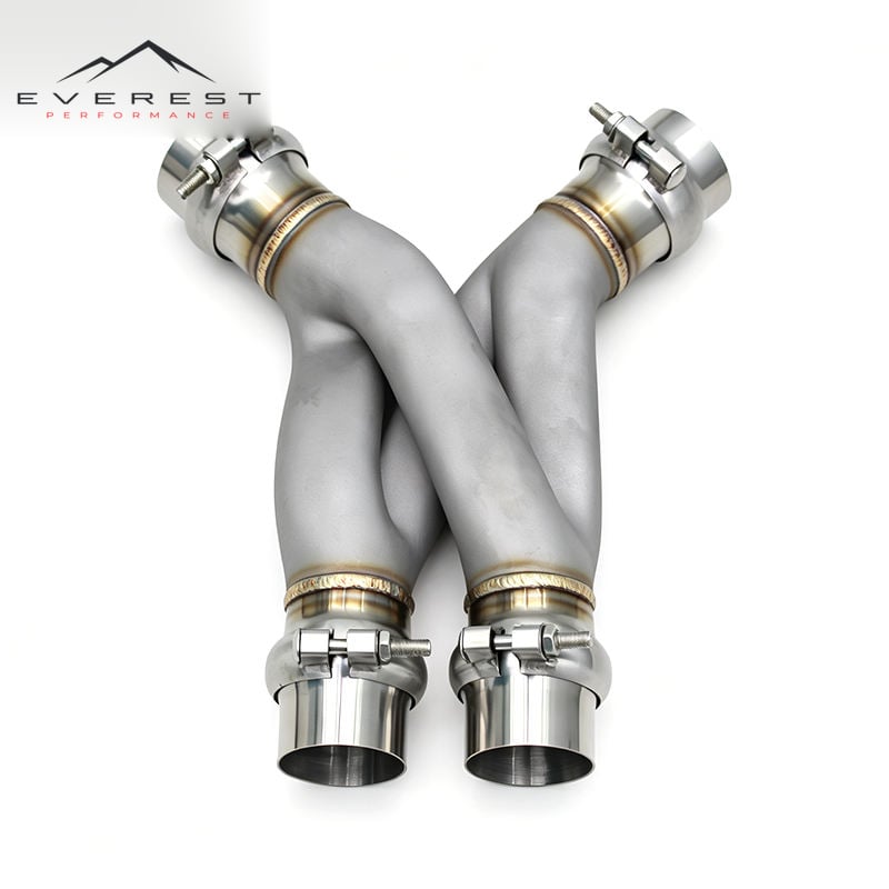 316L 3D Printing 45° Z Pipe for BMW G90/F90/X7 Midpipe Section Z/X Exhaust Pipe 2.5''/2.76''/3''/3.5''
