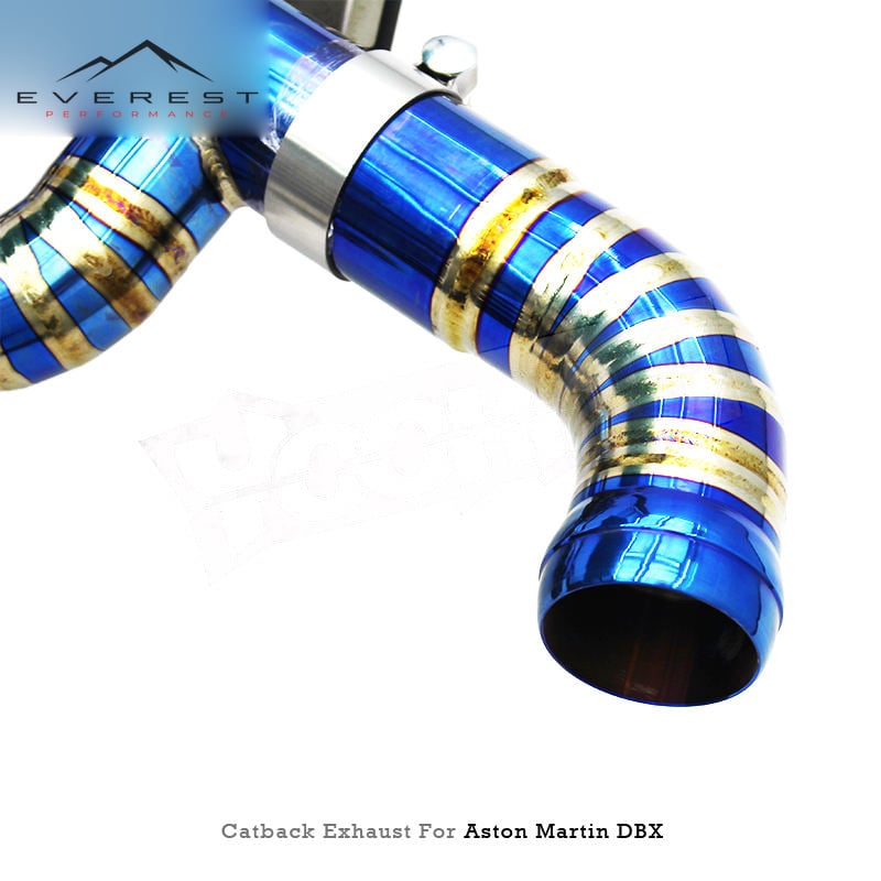 Racing Valvetronic Exhaust System for Aston Martin DBX 707 V8 4.0TT 2022-2025 Light Weight Titanium Pipes Catback Muffler