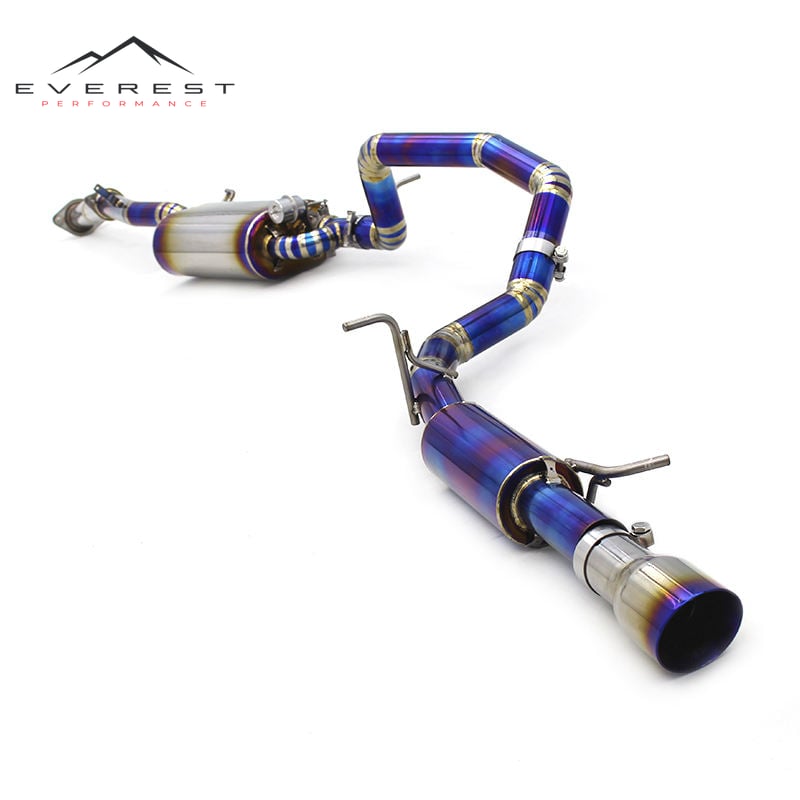 Racing Titanium Exhaust Pipe System for Mitsubishi Pajero 3.0 3.8 2006-2021 Escape High Performance Vacuum Valve Catback Exhaust