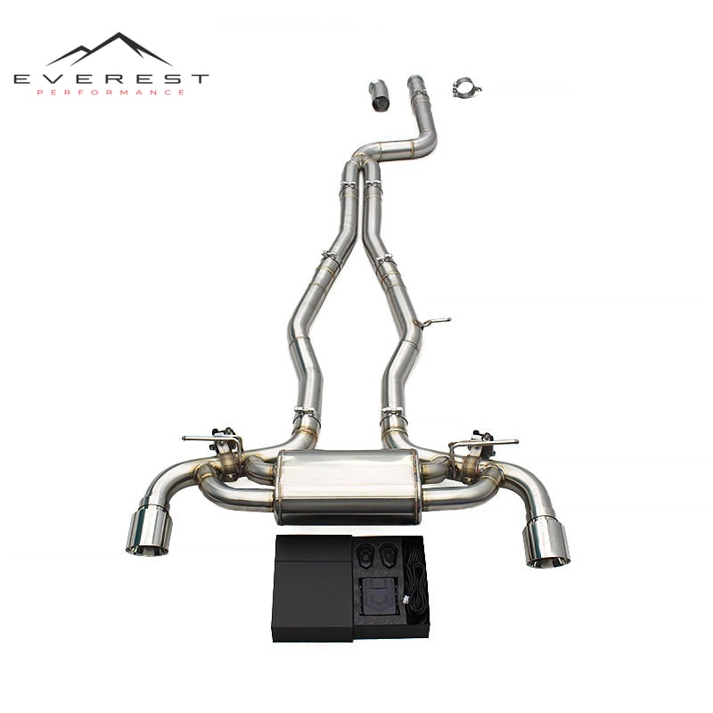 Custom Valved Sport Exhaust System for Toyota Supra A90 3.0T 2020-2023 304 Stainless Steel Pipes Catback Muffler with Control