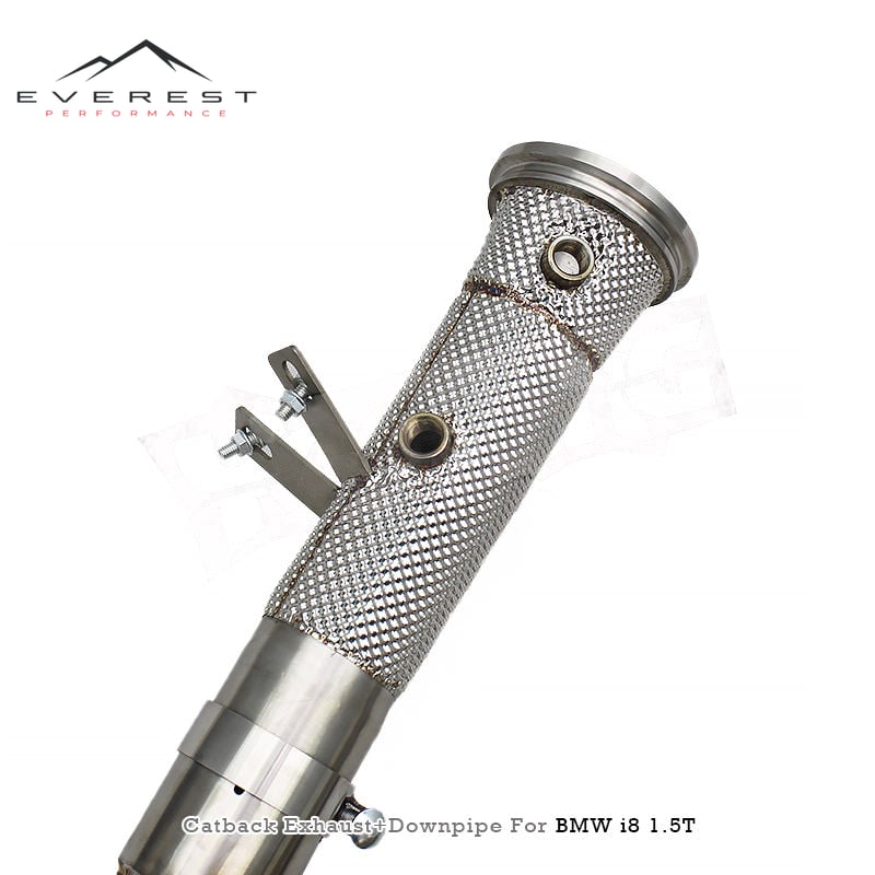 Custom Valvetronic Exhaust System for BMW I8 1.5T 2014-2019 SUS304 Free Flow Downpipe Catback Muffler with Valve Control