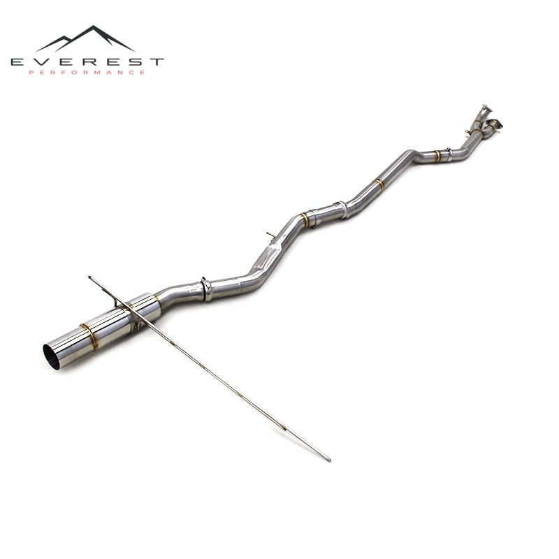Sport Exhaust Pipe for BMW M3/M4 G80/G82 S58 3.0T Performance 89mm Straight Pipe Catback Resonator Exhaust Pipe