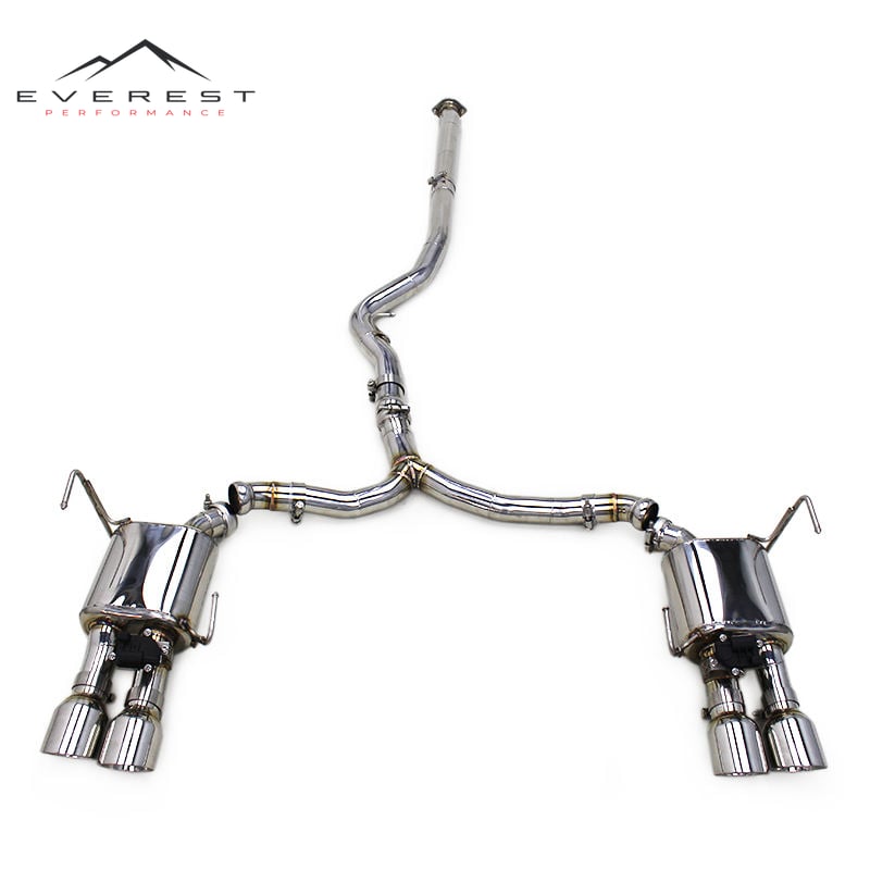 Auto Stainless Steel Polished Exhaust Pipes for Subaru Impreza STI 2.5T 2008-2021 Escape Car Exhaust Valvetronic Catback Muffler