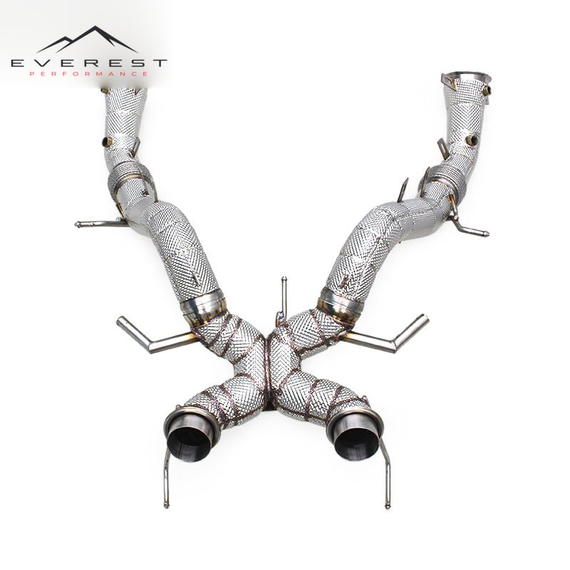 Catback Exhaust for Mclaren 600LT Spider/Coupe 3.8T 2018-2020 Stainless Steel Exhaust System Exhaust Free Flow Pipe