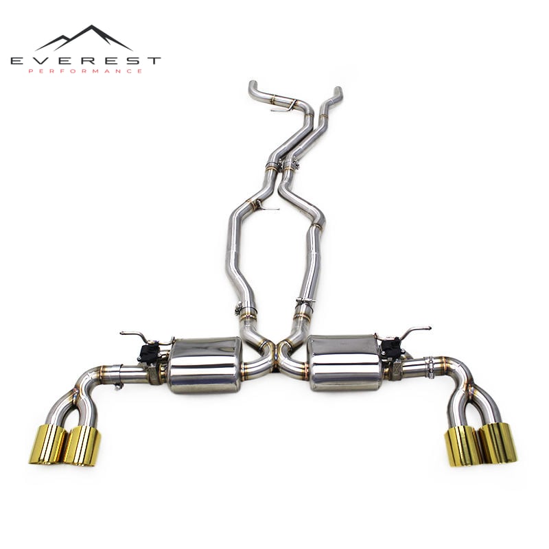 Auto Stainless Steel Exhaust Pipes System for Porsche Cayenne S 958/958.1 3.0T 2011-2017 Valvetronic Muffler Exhaust Catback
