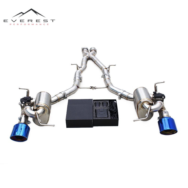 Stainless Steel Catback Exhaust for Mercedes-Benz SLK280/SLK300/SLK350 R171 3.0L/3.5L 2004-2011 Valvetronic Muffler Exhaust