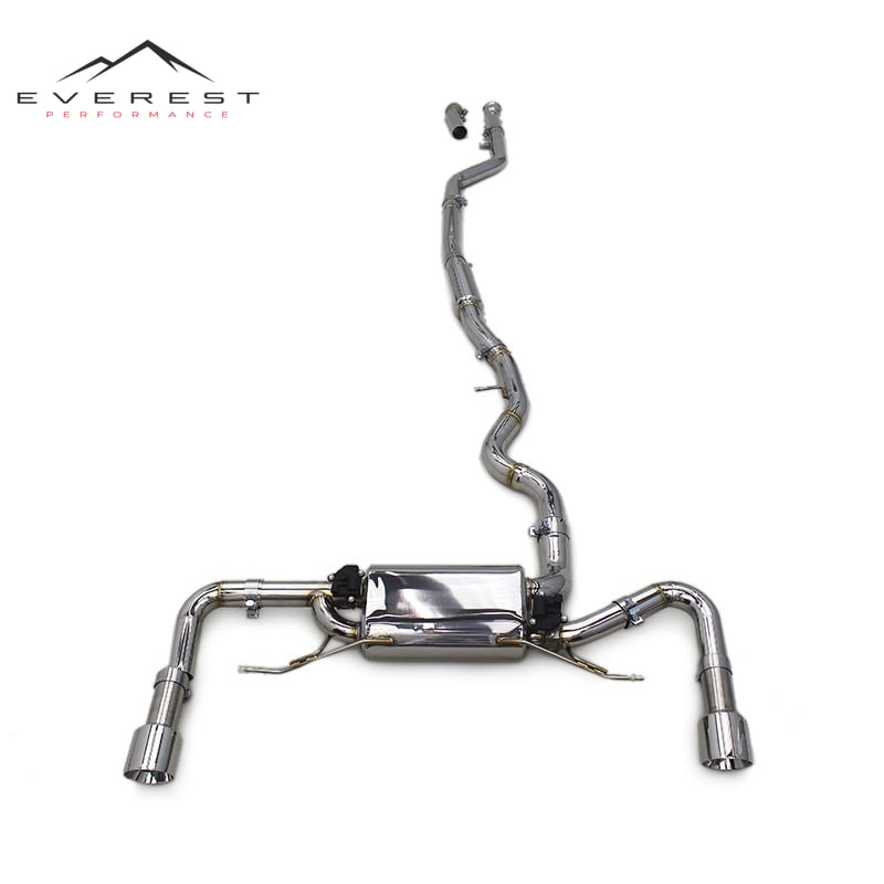 Custom Valvetronic Exhaust System for BMW 320i/328i/330i F30/F35 2.0T N20/B48 2012-2020 SUS304 Pipes Valved Catabck Muffler