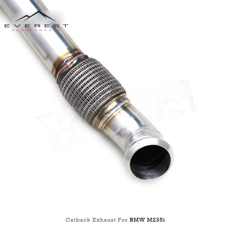 Racing SS304 Valvetronic Catback Exhaust Pipes for BMW M235i 3.0T 2014-2016 Valved Muffler Exhaust System with Controller