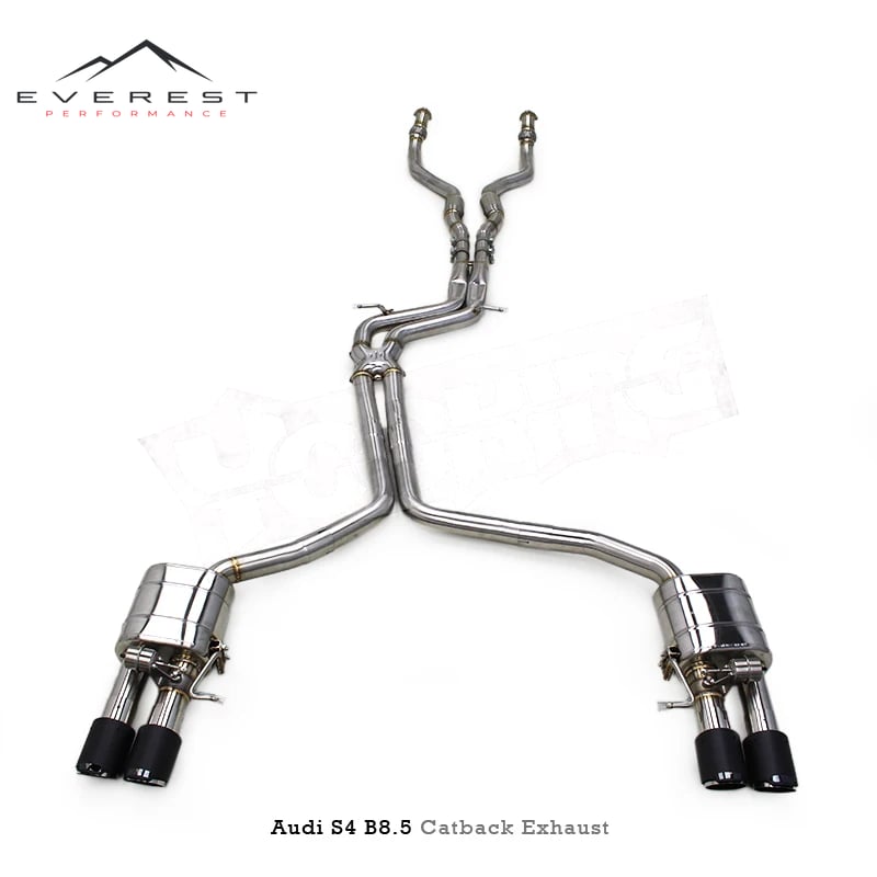 Valvetronic Exhaust System for Audi S4/S5 B8.5 3.0T 2013-2023 SUS304 Pipes Muffle with Dynamic Sound Control