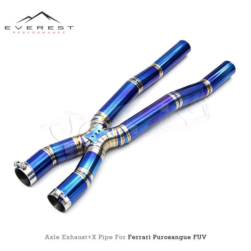 Catback Exhaust X Pipes for Ferrari Purosangue FUV V12 6.5L 2022+ Racing Titanium Valvetronic Exhaust System