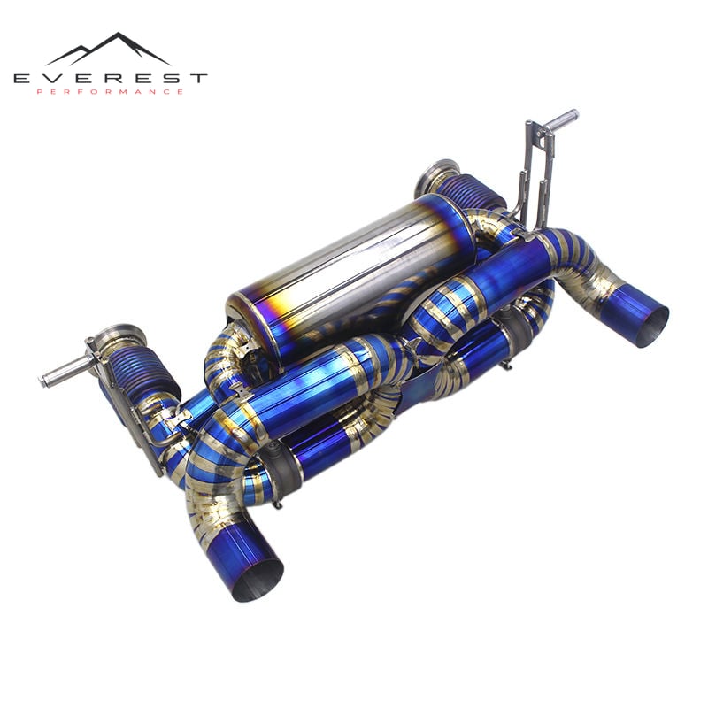 Custom Titanium Exhaust System for Lamborghini Huracan STO/EVO Spyder 5.2 2019-2024 Sport Valved Catback Exhaust Pipe Muffler