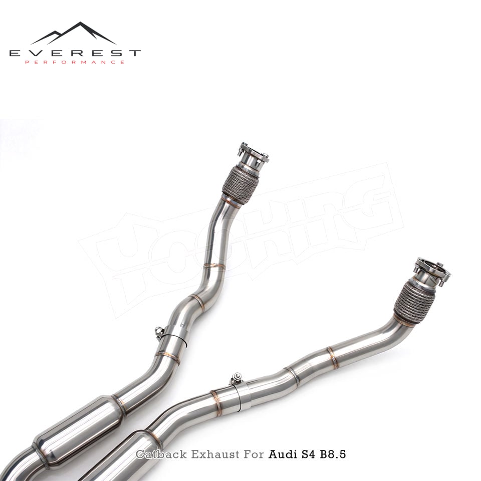 Catback Valvetronic Muffler for Audi S4/S5 B8 B8.5 3.0T 2013-2019 High Performance 304 Stainless Steel Car Exhaust Pipe