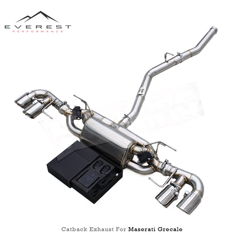 Racing SUS304 Valvetronic Catback Exhaust System for Maserati Grecale 2.0T 2023+ With Controller Valved Muffler Exhaust Pipes