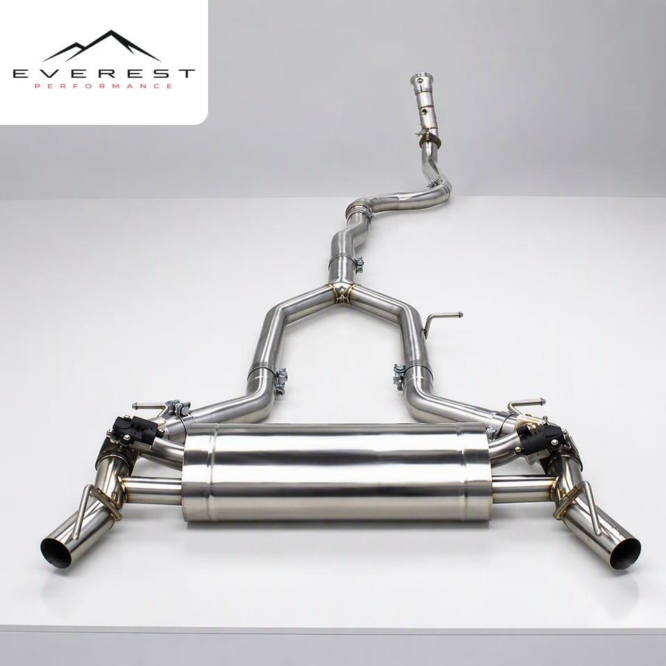 Stainless Steel Full Exhaust Pipes for Cadillac CT4 2.0T 2019-2023 Racing Exhaust Free Flow Downpipe Catback Valved Muffler