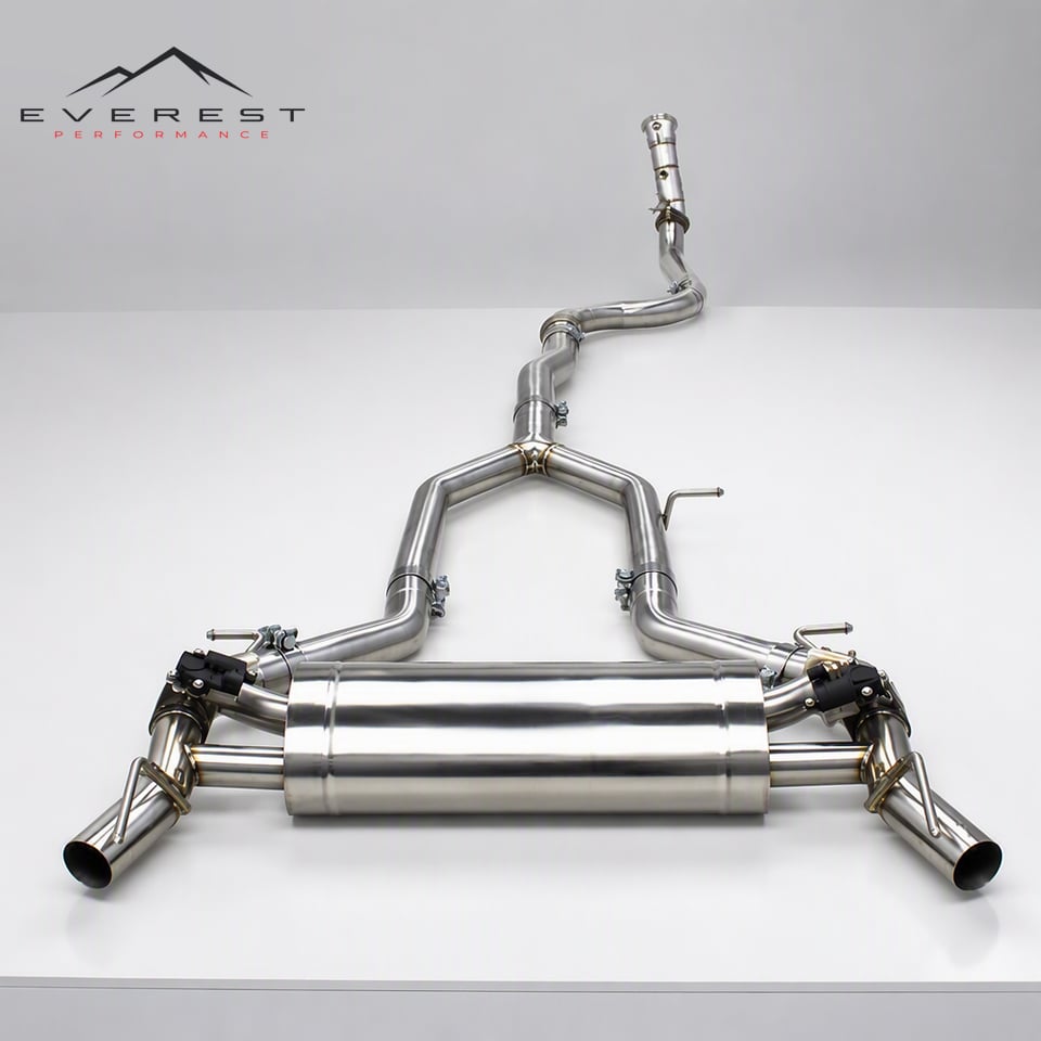 Stainless Steel Full Exhaust Pipes for Cadillac CT4 2.0T 2019-2023 Racing Exhaust Free Flow Downpipe Catback Valved Muffler