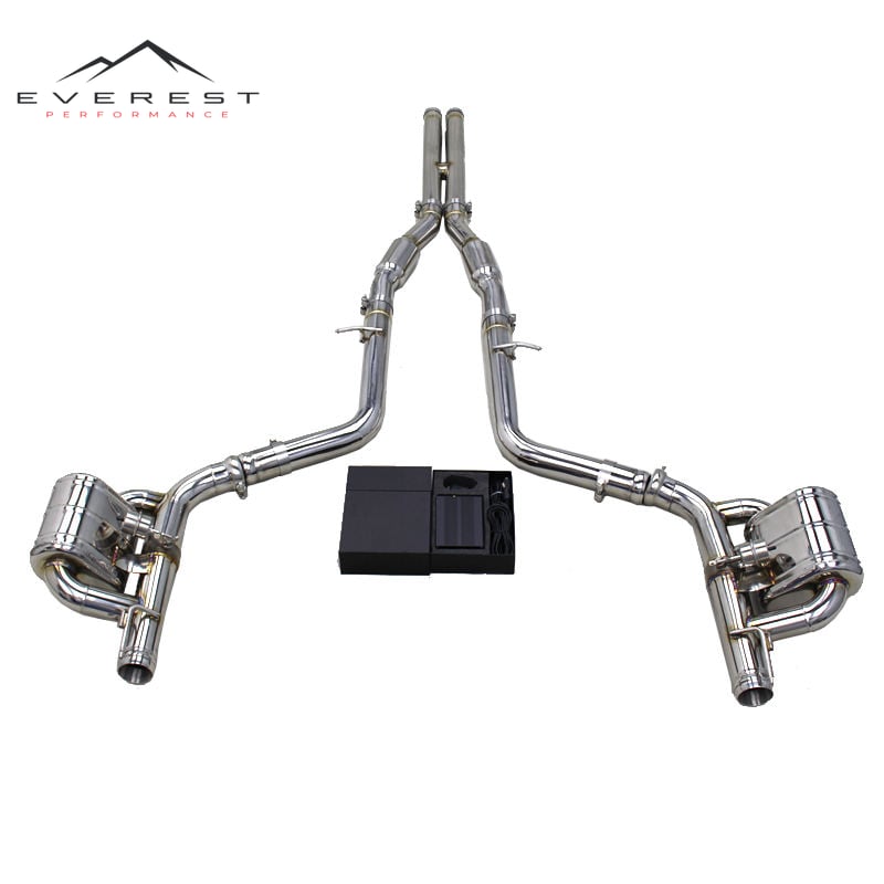 Catback Exhaust for Dodge Challenger Hellcat Widbody SRT 6.2T 2016-2022 Tuning SUS304 Pipe Muffler Vacuum Valved Exhaust System