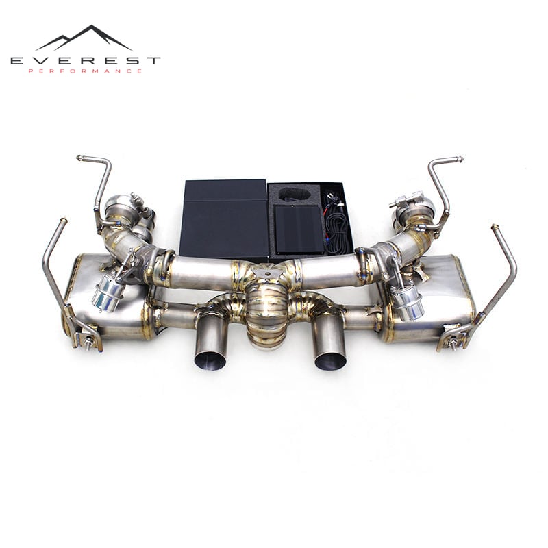 Titanium Exhaust Pipe for Ferrari 458 458 Italia 4.5L 2011-2013 Titanium Rear Axle Back Valved Sport Exhaust System