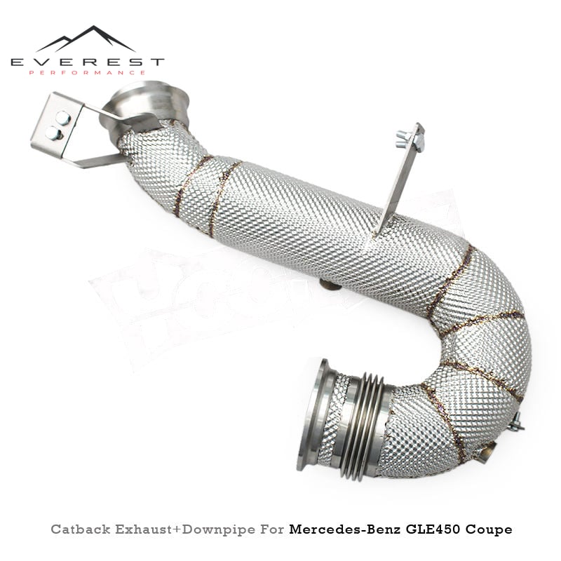 SS304L Exhaust Pipe System for Mercedes-Benz GLE450 Coupe W167 3.0T 2020-2024 High Quality Racing Valve System