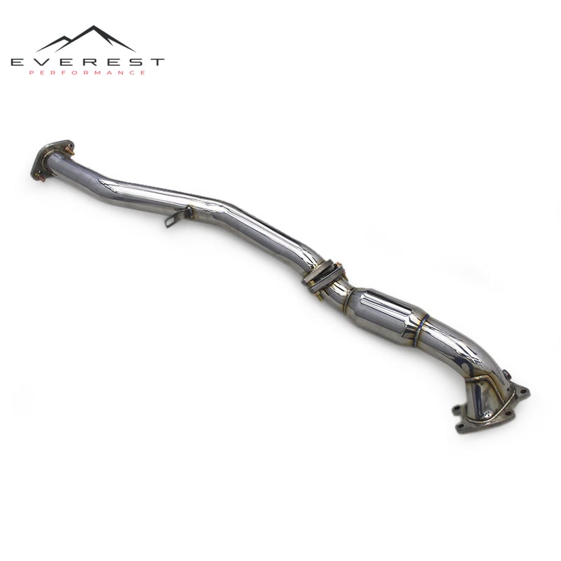 Stainless Steel Polishing Exhaust Downpipe for Subaru Impreza STI 2.5T 2008-2014 Straight Header Car Accessories