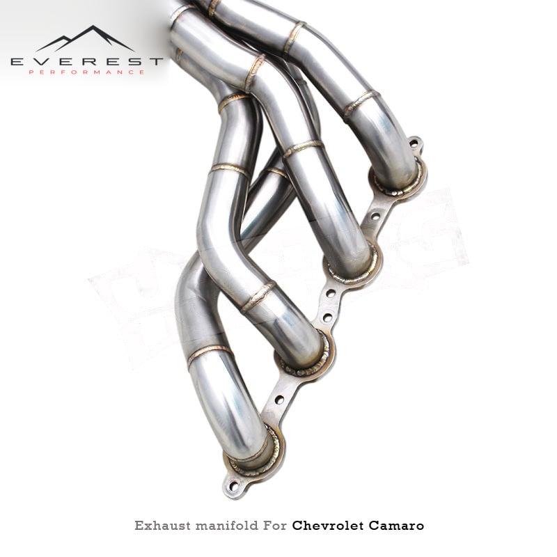 Racing Equal Length Manifold Header for Chevrolet Camaro ZL1 V8 6.2L 2010-2015 Stainless Steel 304 Long Tube Exhaust Pipes