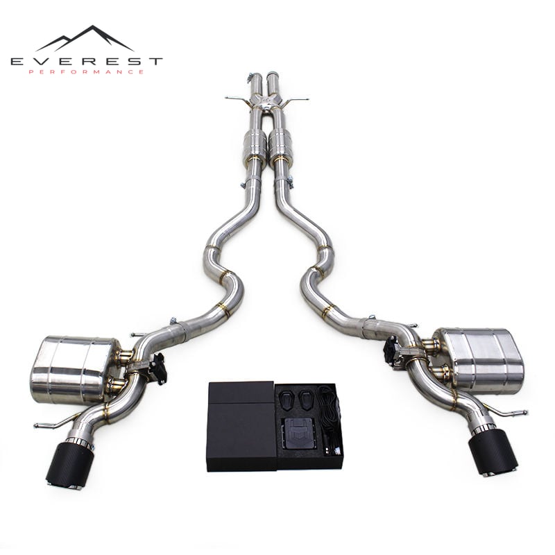 Race Sport Catback for Land Rover Range Rover V6 3.0T 2013-2022 X Pipe Exhaust Stainless Steel Muffler System With Controller