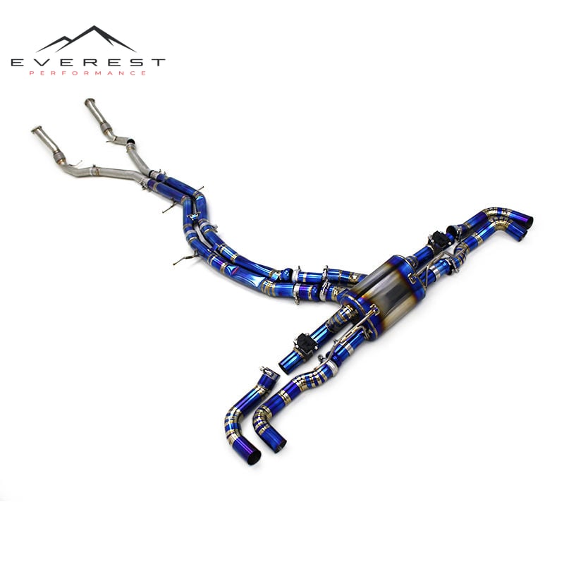 Exhaust Pipe System for Audi SQ8 4.0T 2018-2024 Performance Titanium Alloy Catback Exhaust Pipes Muffler Car Parts Escape