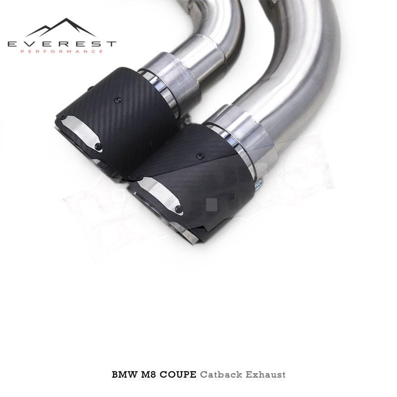 SS304L Exhaust Pipe System for BMW M8 COUPE 4.4T 2017-2023 Tuning X Pipe Valvetronic Catback Exhaust