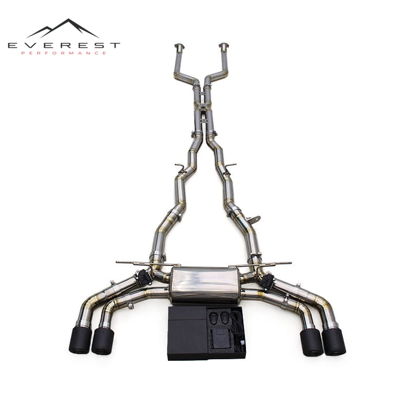 Valvetronic Exhaust for BMW M5/M6 G90/G99 LCI 4.4T 2024-2025 Titanium Catback Muffler With Valved Motor Component