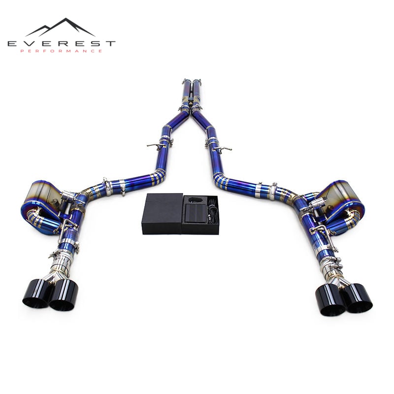 Catback Exhaust for Dodge Challenger Hellcat 6.2T (2016-2022) Titanium Exhaust Pipe Muffler with Valve Control System