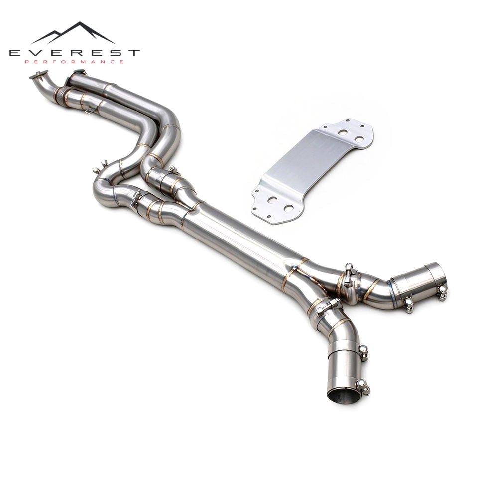 Stainless Steel Mid Pipe for BMW M2 G87/G8X S55 3.0T 2023-2026 Racing Car Exhaust System Middle Pipe Single Pipe Design
