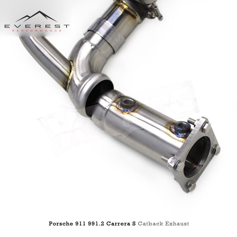 Exhaust Pipe System for Porsche 911 991.2 Carrera S 3.0T 2016-2018 Upgrades GT3 Titanium Catback Exhaust Valve Control Muffler