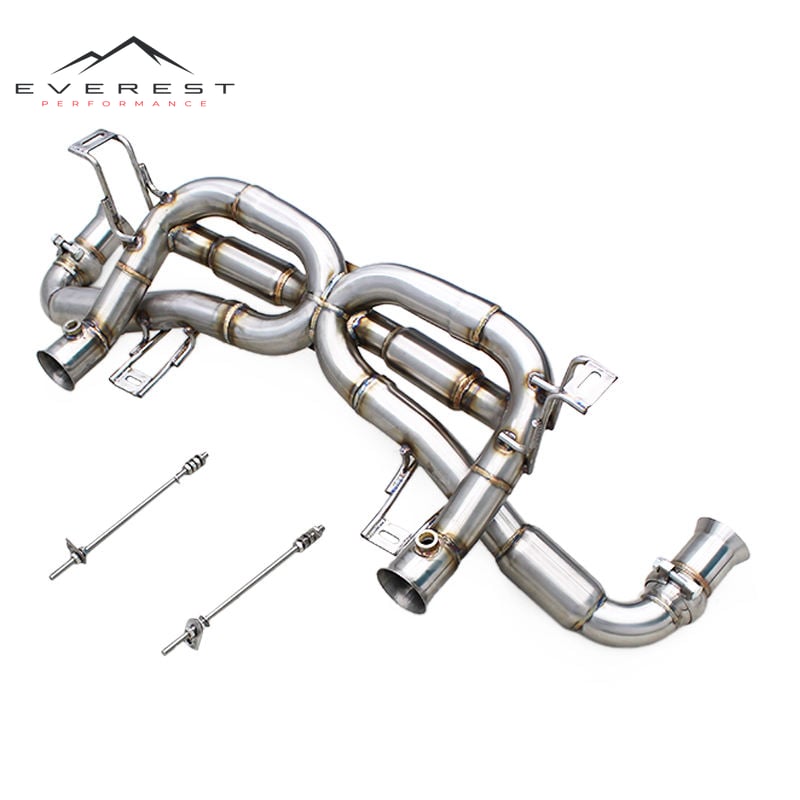 Custom Performance Exhaust Pipe for Lamborghini Gallardo 5.0L 2004-2007 Stainless Steel Direct Exhaust Pipe Car Exhaust System