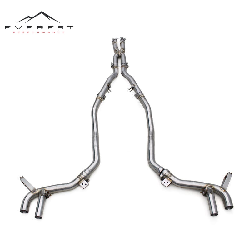 Stainless Steel Exhaust Pipe System for Ferrari GTC4 Lusso/Lusso T 2016+ Direct Plug Catback Non Valve Exhaust System