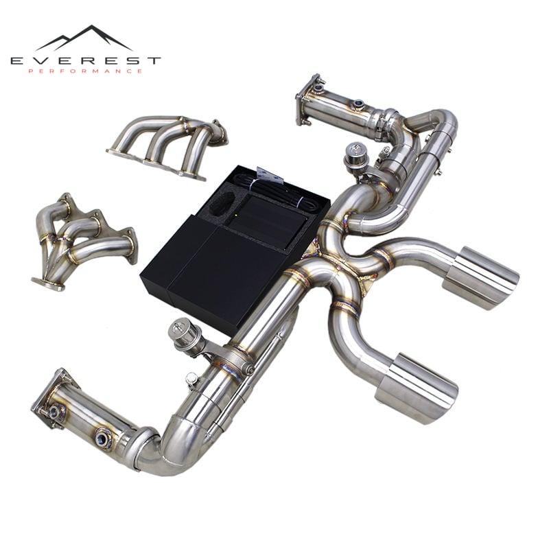 Complete Set Sport SUS304 Exhaust for Porsche 911 991/991.2 Carrera 3.0 2016-2018 Upgrade GT3 Header Manifold Catback Muffler