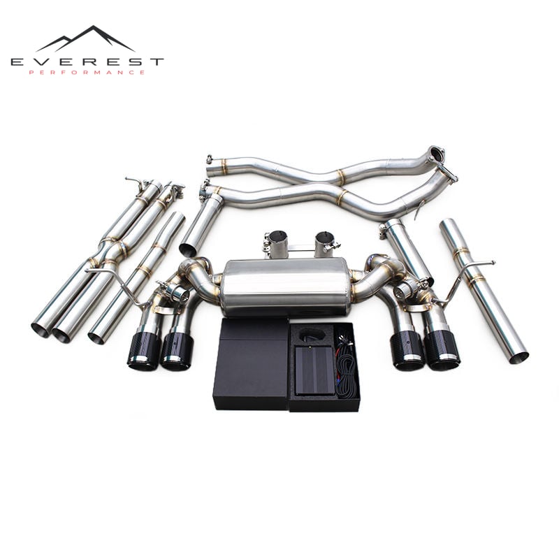 Stainless Steel Pipes Catback for Land Rover Defender V8 5.0T 2020-2024 Vacuum Valve Muffler Exhaust System