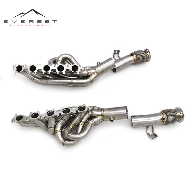 High Quality Stainless Steel Exhaust Turbo Manifold for Audi R8 5.2L 2010-2022 Exhaust Pipes Racing Car Exhaust System