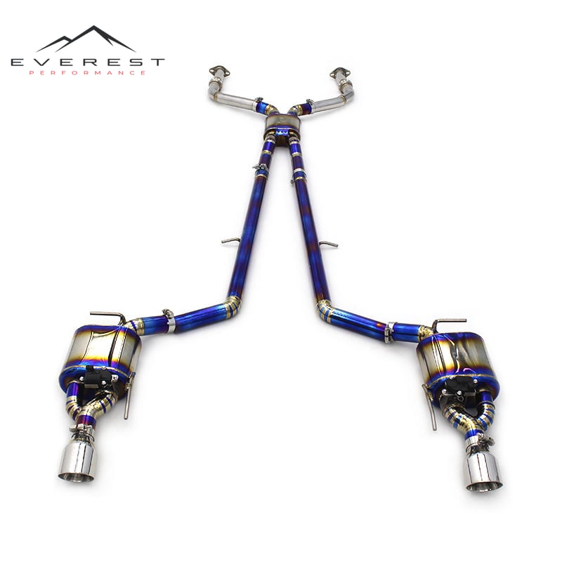 Exhaust System With Valved for Infiniti G37 3.7L 2010-2021 Titanium Pipe Muffler Catback Exhaust Auto Car Parts Escape