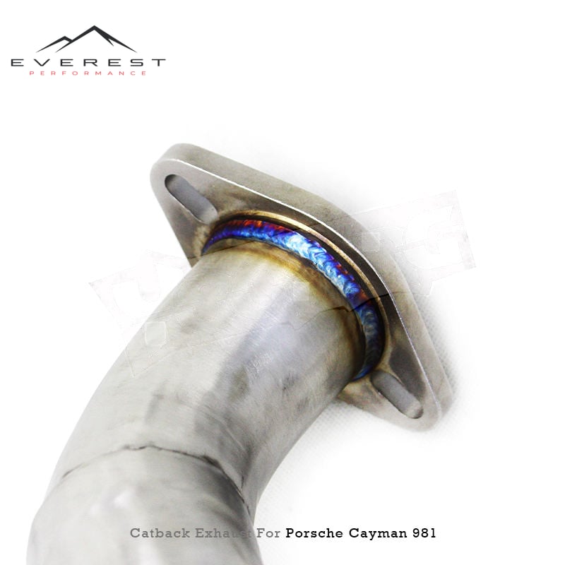 SS304 Exhaust Pipe System for Porsche 981 Cayman/Boxster 2.7/3.4 2012-2015 Sport Car Vacuum Valve Catback Exhaust