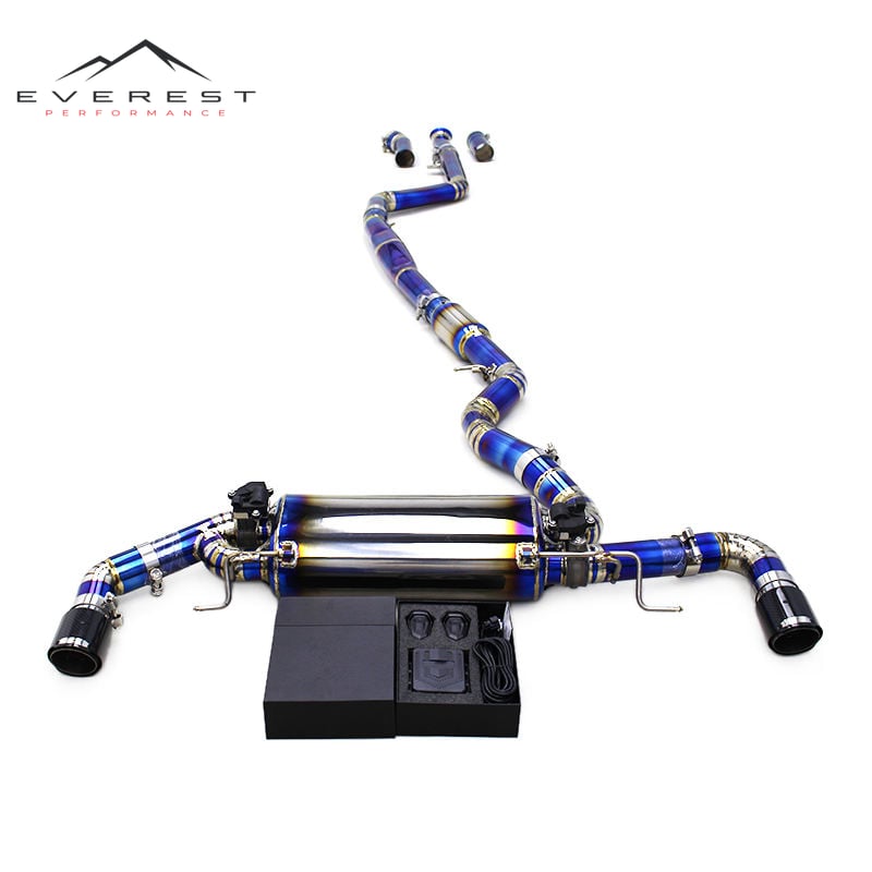 Titanium Blue Catback for BMW 230/230i 2.0L G42 B48 2024 Muffler Valvetronic With Remote Control System