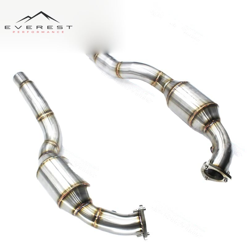 Exhaust Straight Downpipe for Porsche 911 997.1/997.2 3.6 2004-2012 Escape Stainless Steel Pipes Muffler Exhaust System