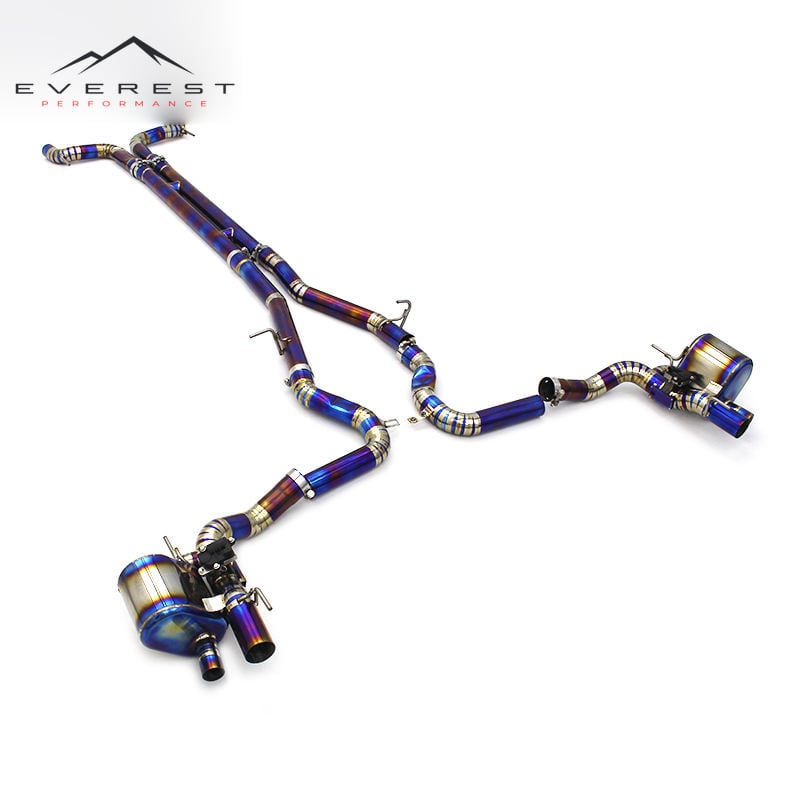 Titanium Catback Exhaust Muffler Pipe for Maserati Levante 3.0T 2017-2023 Exhaust System with Valve Control System