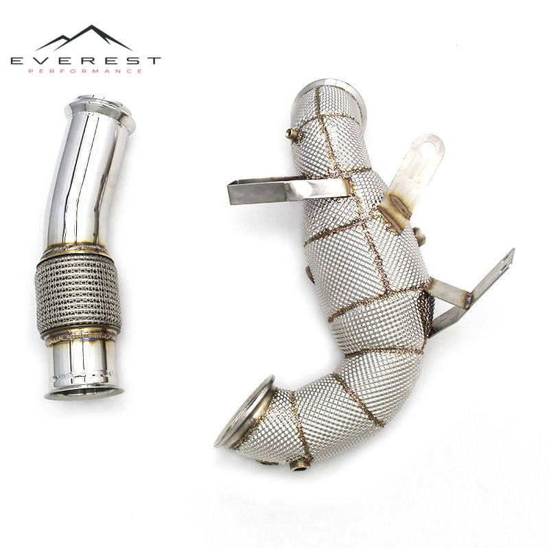 Exhaust Downpipe for Mercedes for Benz A45/A45S AMG W177 2.0T 2020-2022 Stainless Steel High Flow Downpipe